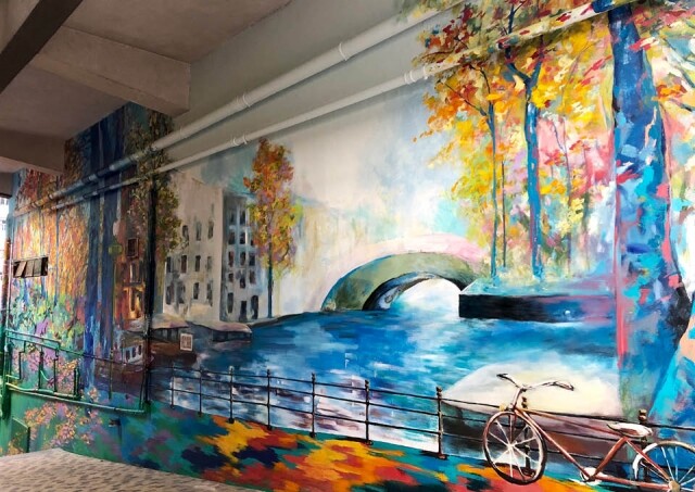 聖誕節打卡好去處，港島西新興潮流地區「藝里坊 ARTLANE」，新闢多幅街頭藝術壁畫。