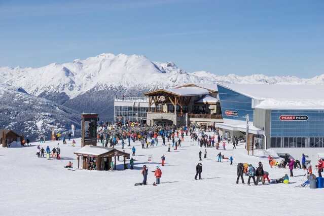 位於卑詩省的 Whistler 是著名滑雪度假地之一。