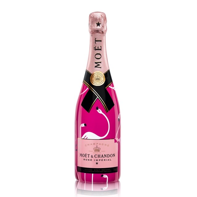 Moët & Chandon Moët Rosé Limited Edition With Flamingos