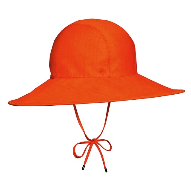 Hermes 橙色闊邊帽