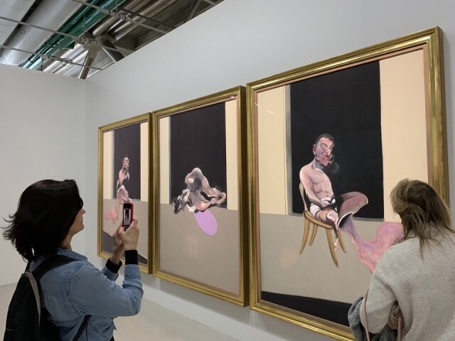 龐比度中心有不少常設展覽，最近曾舉辦藝術家 Francis Bacon 的展覽。