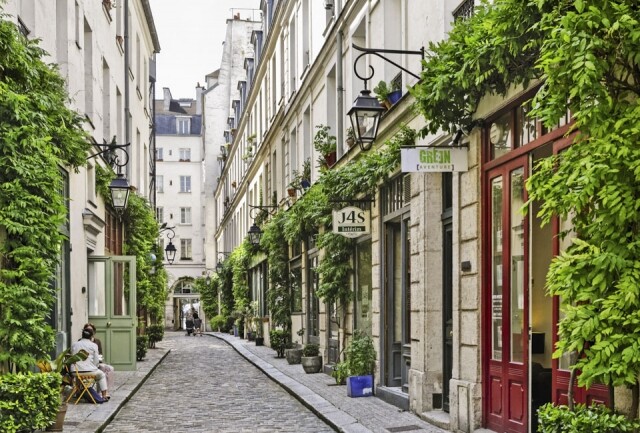 Cour Damoye 小巷是充滿鄉村氣息的巴黎旅遊景點
