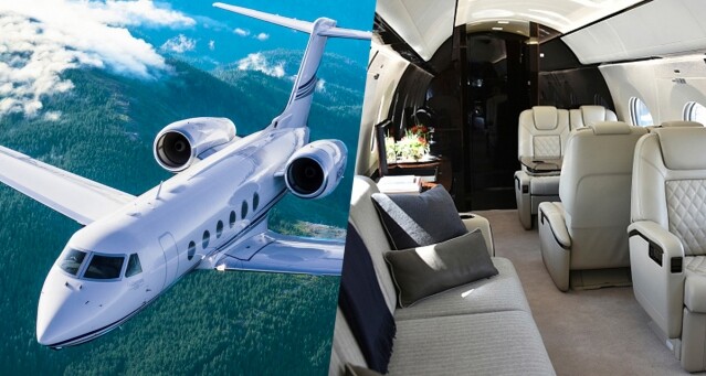 私人飛機專用空中座駕體驗高空葡萄酒品鑒，私人飛機之旅享用頂級私人温泉。