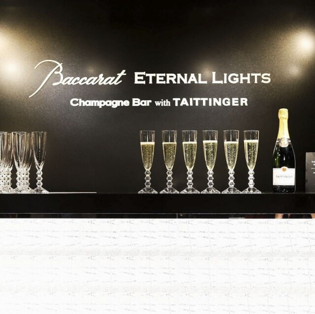 Baccarat 也會連同香檳品牌 Taittinger 推出世界首個香檳 Bar Baccarat 也會連同香檳品牌 Taittinger 推出世界首個香檳 Bar