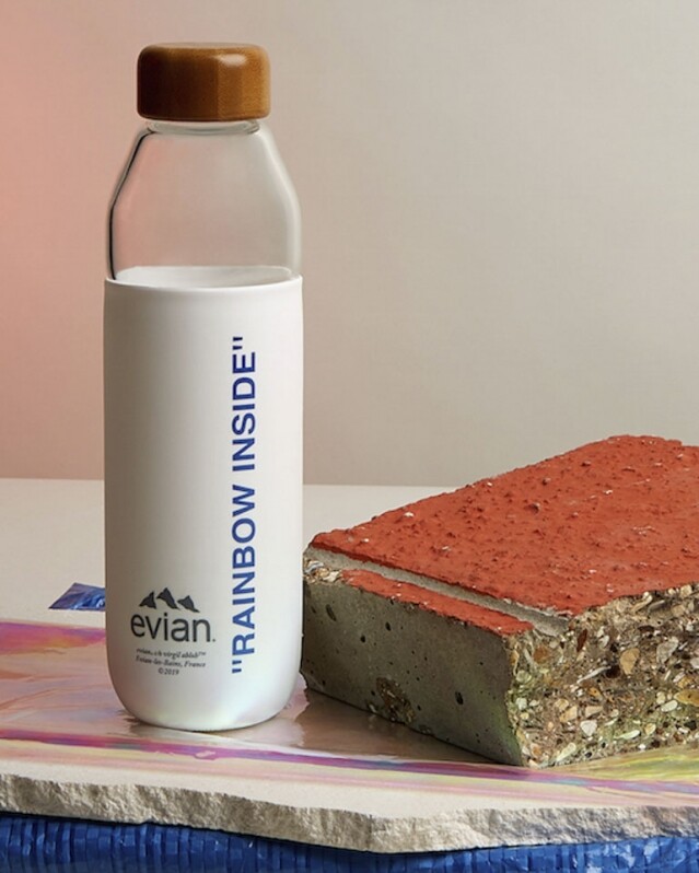 Evian 玻璃水瓶