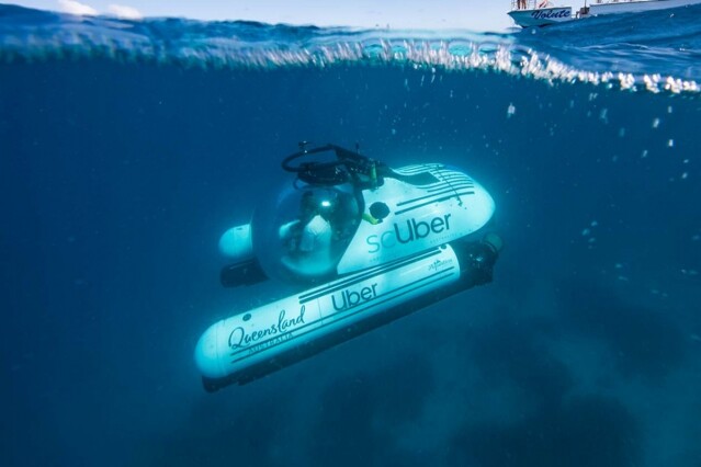 澳洲大堡礁 Sc Uber 共享潛水艇