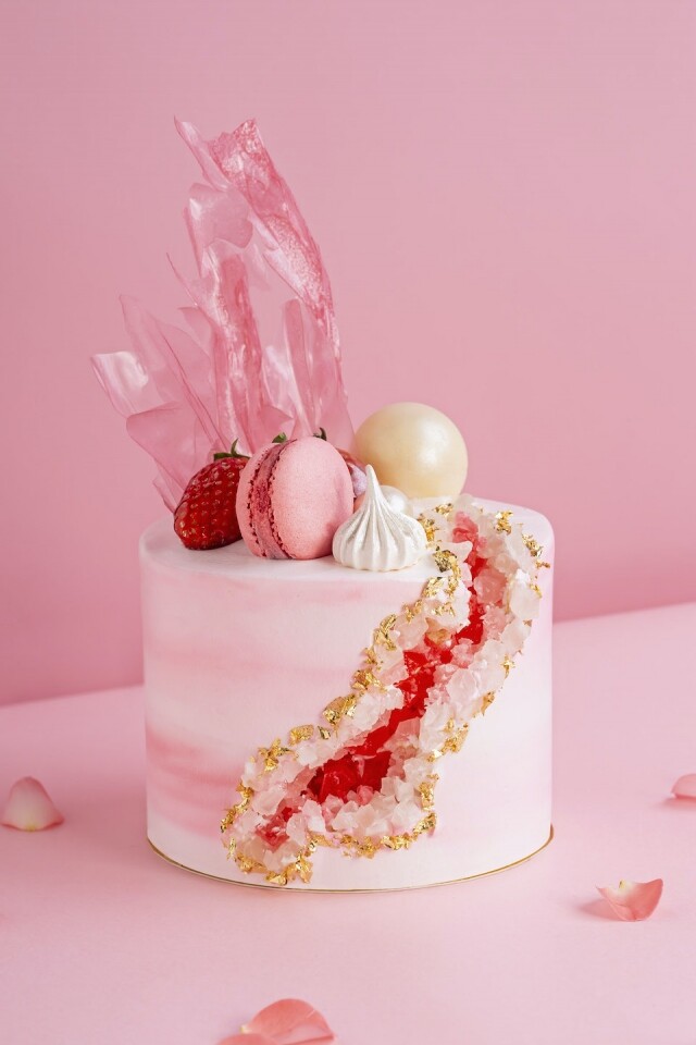2021 情人節蛋糕推介帝京酒店餅店草莓檸檬蜂蜜味道的情人節蛋糕