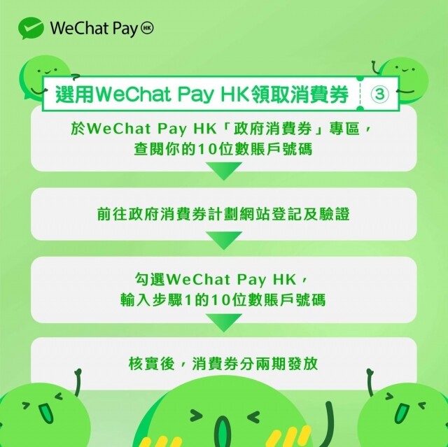Wechat Pay 微信支付：每人拎 $10,000 優惠券