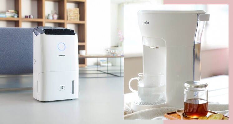 幸福感「小家電」推介：即熱飲水機、空氣清新抽濕機、衣物掛燙消毒機，提升在家生活品質