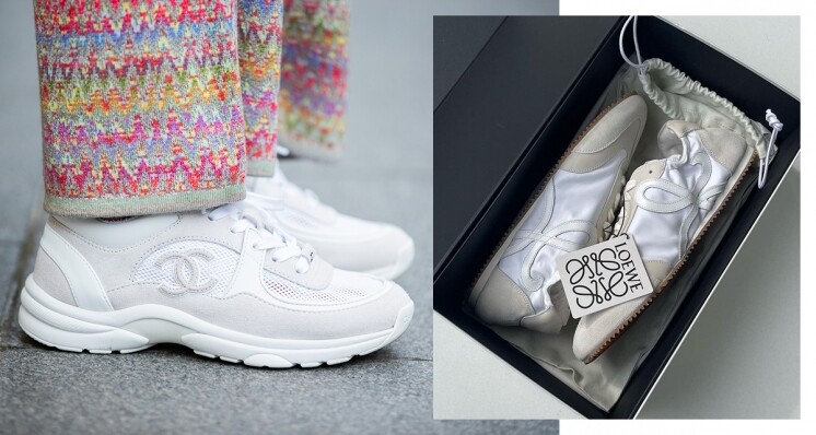 白波鞋 2023｜10+ 女生必備的名牌白色波鞋推薦，Chanel、Loewe 的設計有甚麼變化？