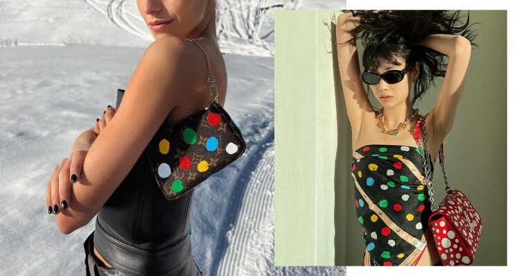 LV x 草間彌生系列攻佔 IG！各界明星泰妍、鄭浩妍搶先示範「彩色波點」LV 手袋