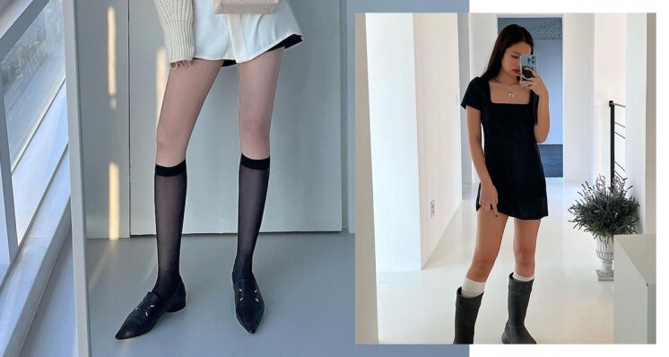 長襪造型時尚又能修飾腿型！由 Bella Hadid、Blackpink Jennie 示範 high socks 穿搭技巧