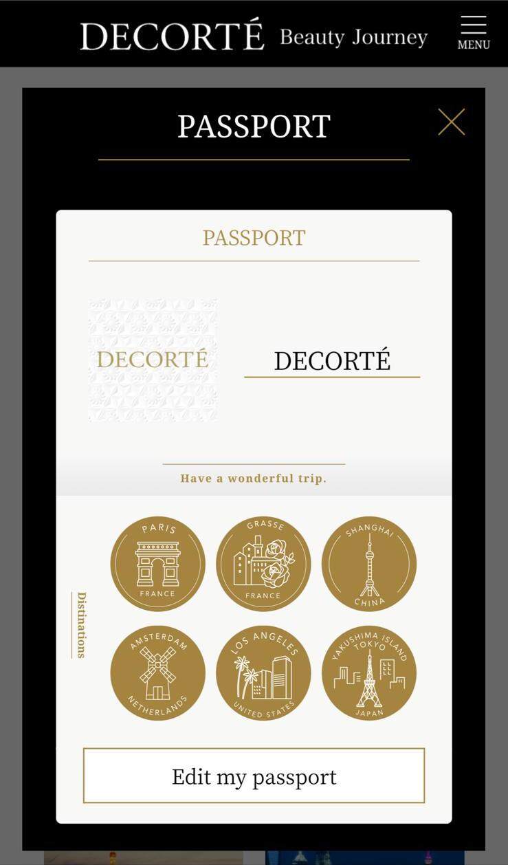 Decorté 誕生 50 週年!網上製作「護照」獲得限定套裝優惠及禮遇 Decorté 誕生 50 週年!網上製作「護照」獲得限定套裝優惠及禮遇