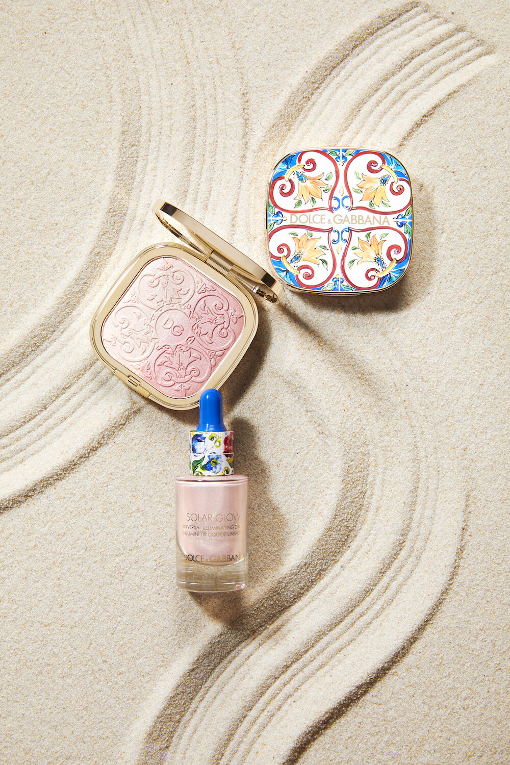 Dolce&Gabbana Solar Glow Universal光影液及 Solar Glow Illuminating 雙色光影粉