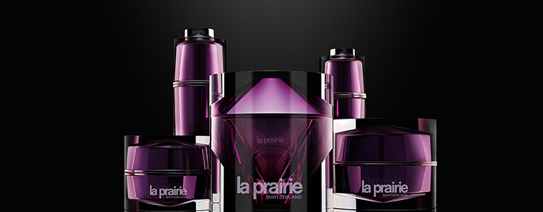 來自宇宙、無比尊貴的 La Prairie 稀世鉑金系列！讓你凝止時間重塑年輕時的嫩滑肌膚