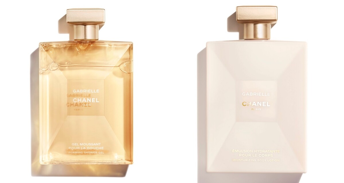 (左) GABRIELLE CHANEL FOAMING SHOWER GEL( 200 ml ) $425 (右)GABRIELLE CHANEL MOISTURISING BODY LOTION( 200 ml ) $575 (左) GABRIELLE CHANEL FOAMING SHOWER GEL( 200 ml ) $425 (右)GABRIELLE CHANEL MOISTURISING BODY LOTION( 200 ml ) $575