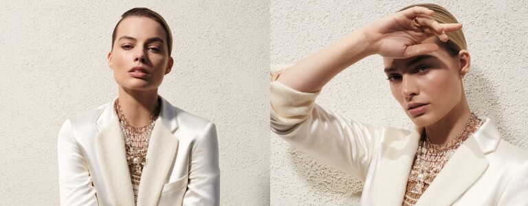 Margot Robbie 由電影《華爾街狼人》的金髮美女、《自殺特攻:超能暴隊》的小丑女、 《冰之驕女》飾演溜冰好手，每個角色都令人印象深刻，短短數年從金髮尤物走到奧斯卡影后提名，演技 愈見出眾，可說是光芒四射的女演員。銀幕下，她創立了以女性為主導的製片公司，大膽跳出演員身份， 勇於為女性發聲，敢言的性格令她漂亮的外表倍添魅力，更讓人喜愛。Margot 自2018年擔任 CHANEL 品牌大使，出席品牌時裝展或各大活動都以品牌造型亮相，氣質越見優雅，今年更成為全新 GABRIELLE CHANEL ESSENCE 香水的廣告臉孔，其性感、明亮、自信，豐富的獨特個性， 與 GABRIELLE 香水的形象不謀而合。