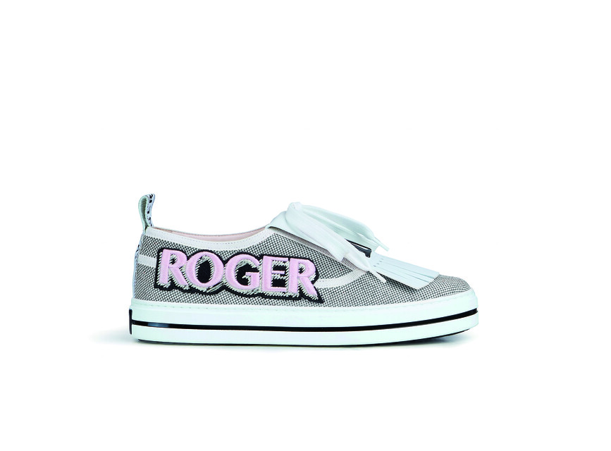 粉色 logo patch 的Roger Vivier Call Me Vivier Patch 運動鞋