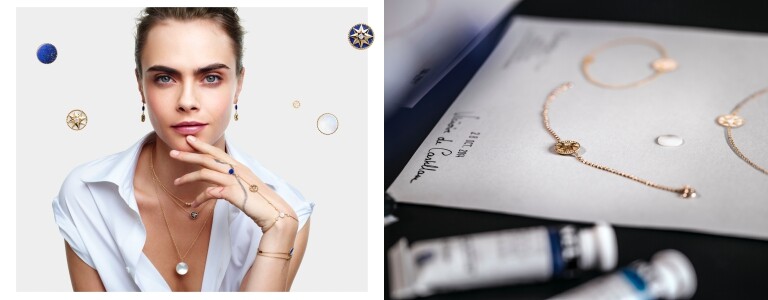 Cara Delevingne 超模氣場！示範 Dior Rose des vents 珠寶穿戴法