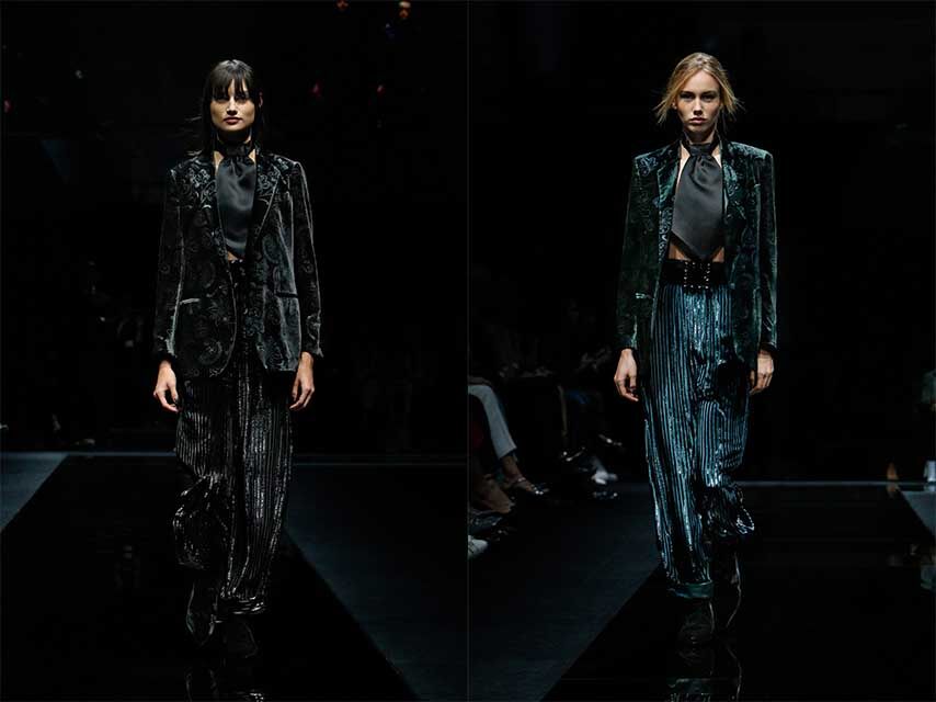 提起 gender fluid，大概很多人只會想到女性穿上男性化的衣服，然而 Emporio Armani 卻將此昇華至更高層次。