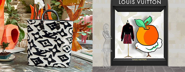 Louis Vuitton 與當代藝術家 Urs Fischer 聯乘系列登場!手袋、服裝及店舖佈置令人眼前一亮 Louis Vuitton 與當代藝術家 Urs Fischer 聯乘系列登場!手袋、服裝及店舖佈置令人眼前一亮