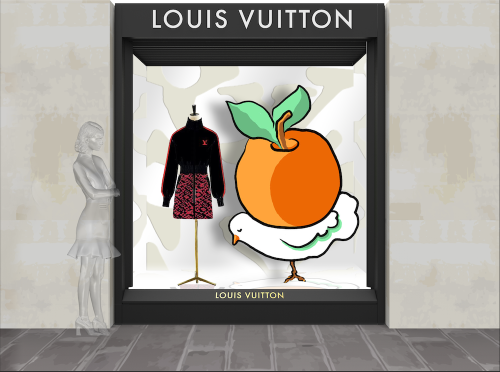 Louis Vuitton 與當代藝術家 Urs Fischer 聯乘系列登場!手袋、服裝及店舖佈置令人眼前一 Louis Vuitton 與當代藝術家 Urs Fischer 聯乘系列登場!手袋、服裝及店舖佈置令人眼前一