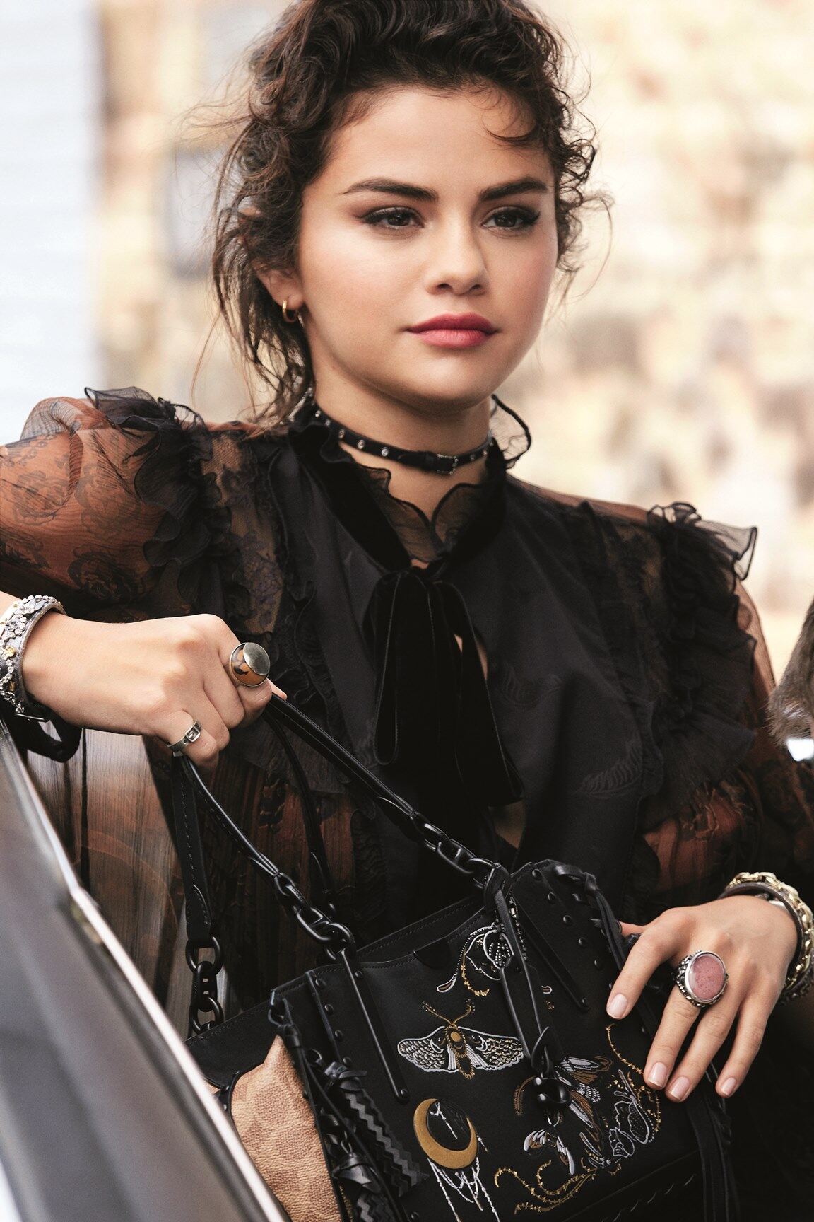 Selena Gomez 手提 Coach 手袋 Selena Gomez 手提 Coach 手袋