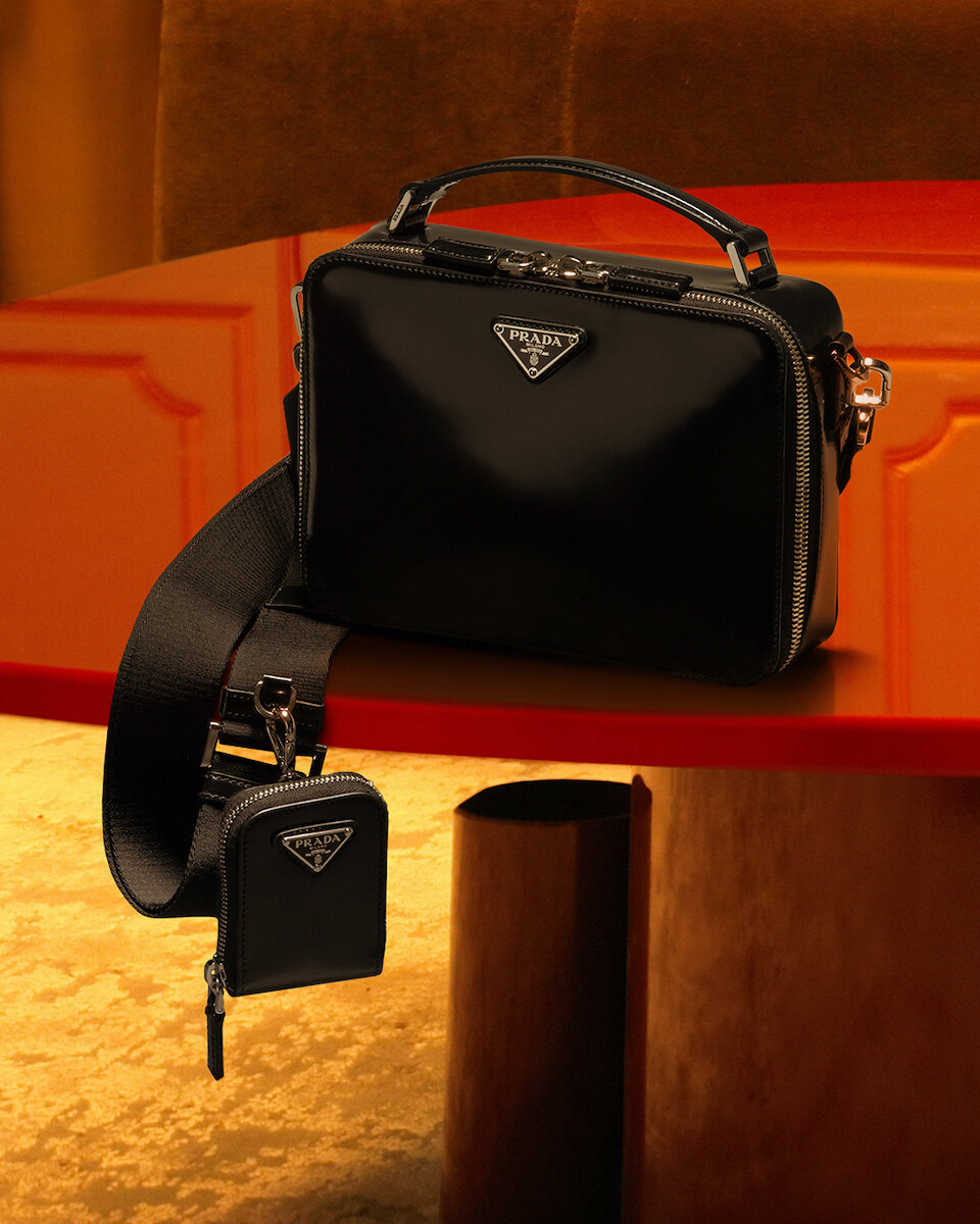 Prada Brique 拋光皮革手袋 $16,900
