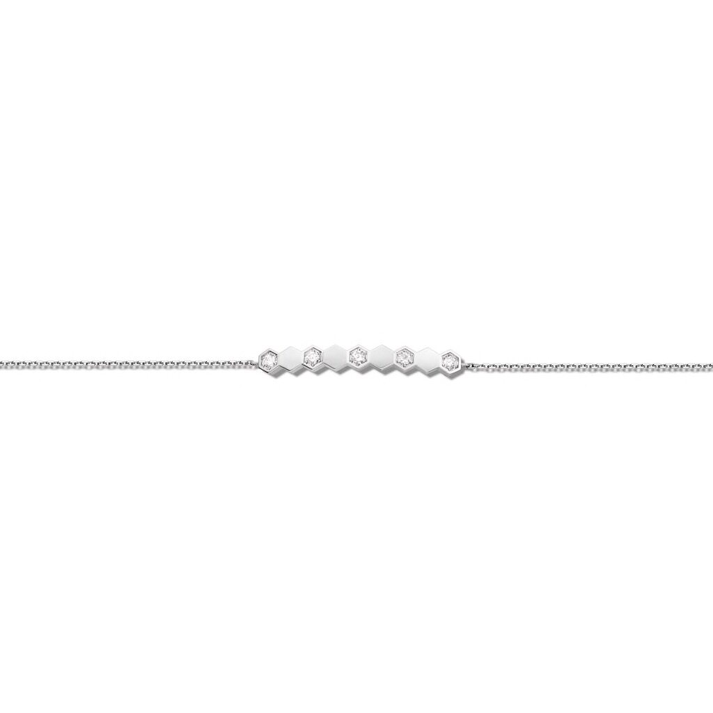 Chaumet Bee My Love 18K 白金鑽石手鏈